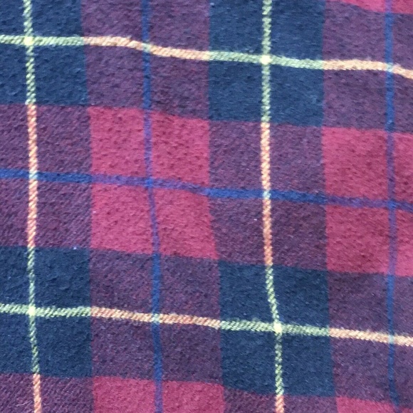 Gap Men's Sz Medium RedMulti Color Plaid Button Up - Picture 7 of 8